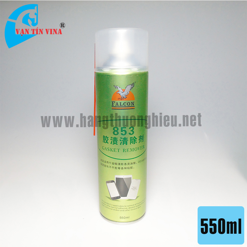 Nước tẩy keo Falcon 853 - 550 ml hàng chính hãng