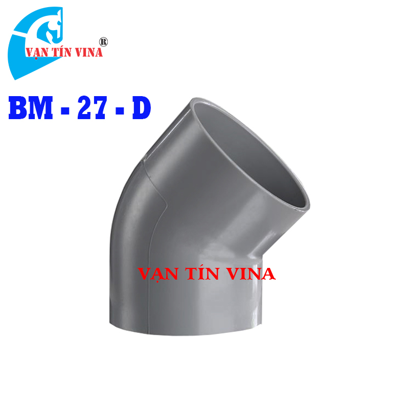 Co lơi 45 độ PVC BM Ø 27 - D