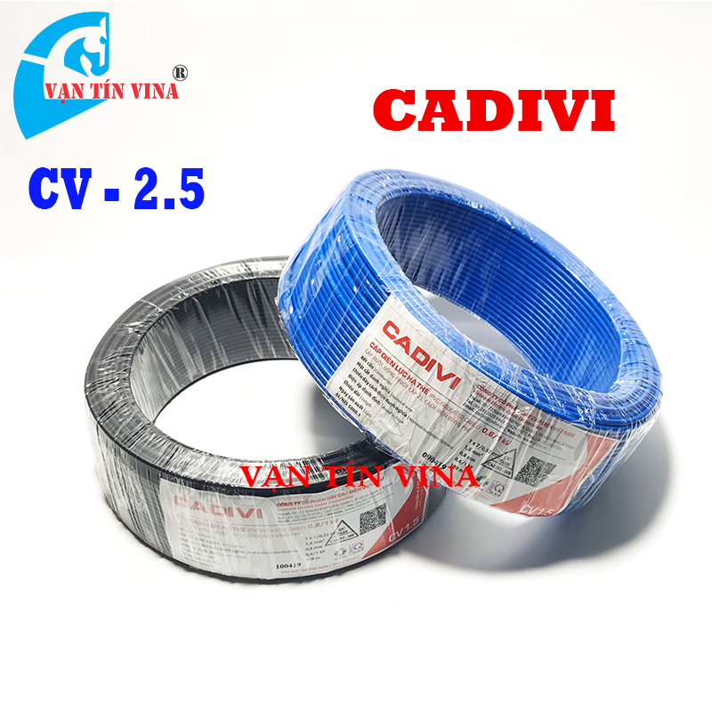 Dây điện CADIVI 2.5 (đơn) 100M