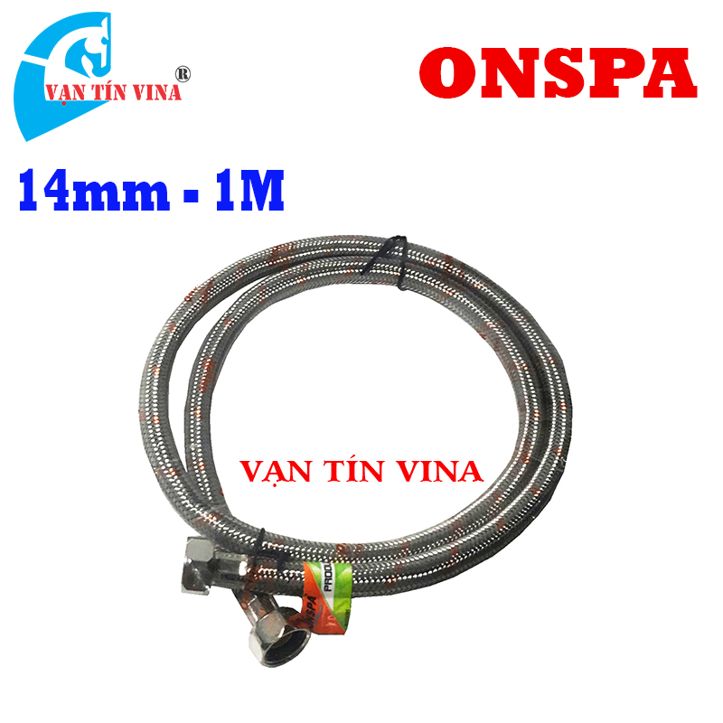 Dây cấp - xả nước ONSPA INOX 14mm x 1M