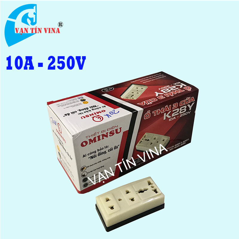 Ổ cắm điện OMINSU - K28Y (10A - 250V )