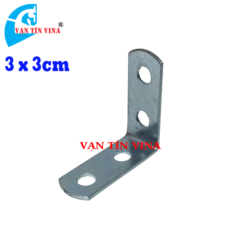 Ke góc vuông 4 lỗ - 3 x 3cm - 20 cái