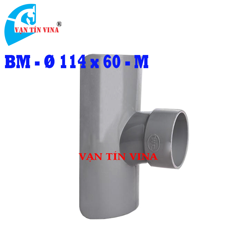 Khởi thủy dán PVC BM Ø 114 x 60 - M