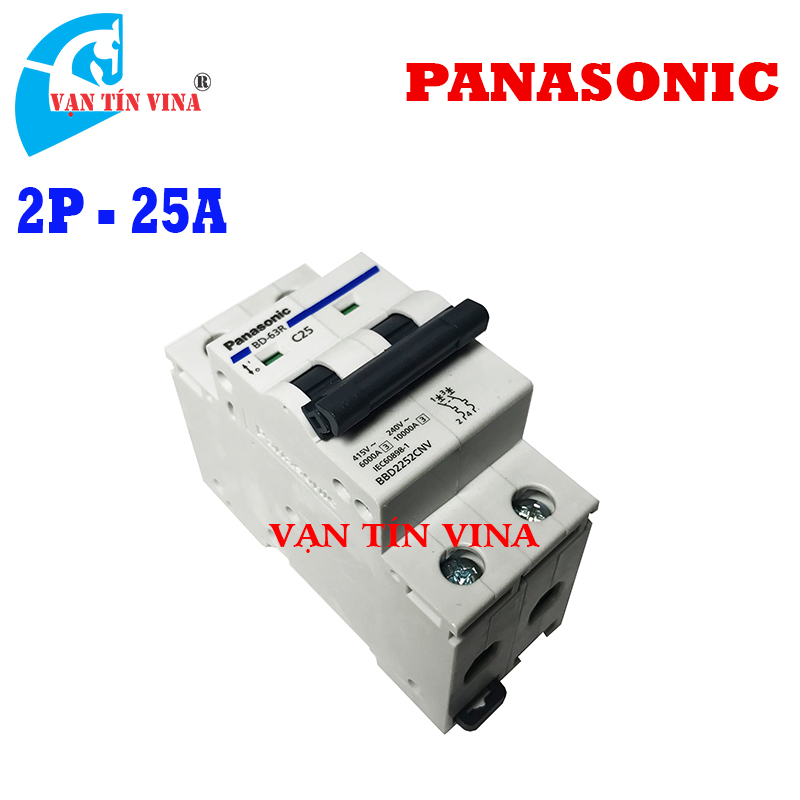 PANASONIC - CB 2P 25A - 6kA - BBD2252CNV