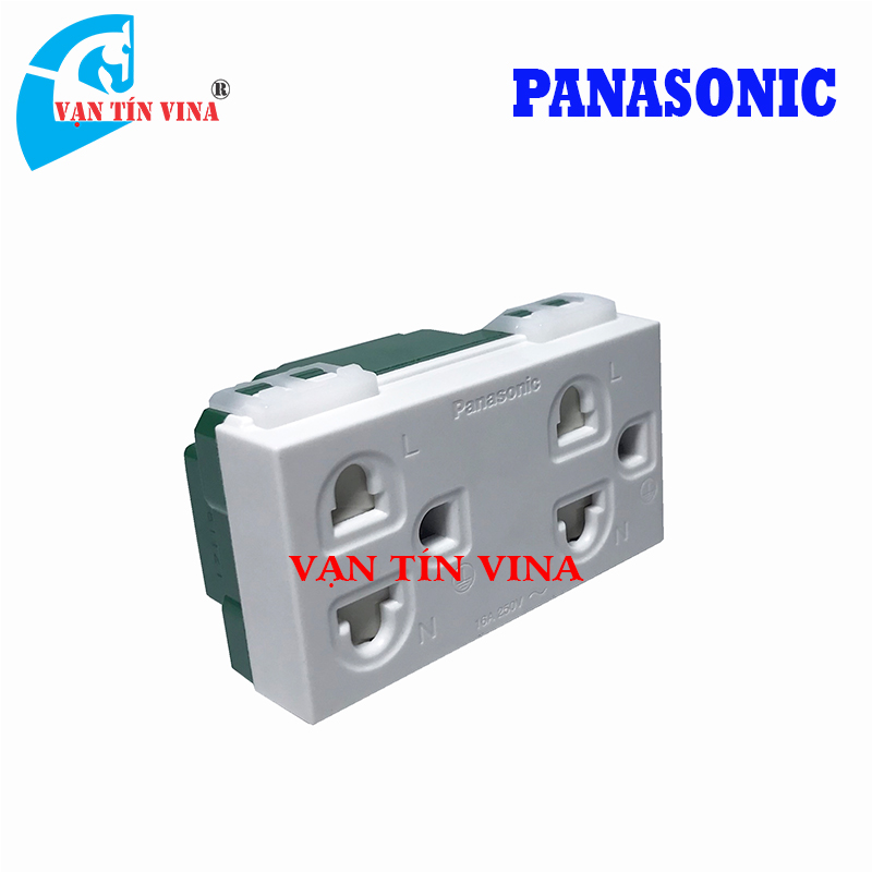 PANASONIC ổ đôi 3 chấu WEV1081SW