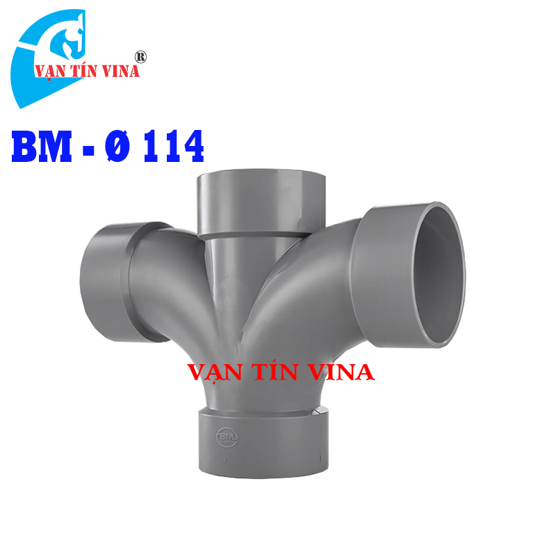 Tứ thông PVC BM Ø 114